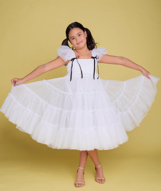 Ellie Dress in Ivory - On hand