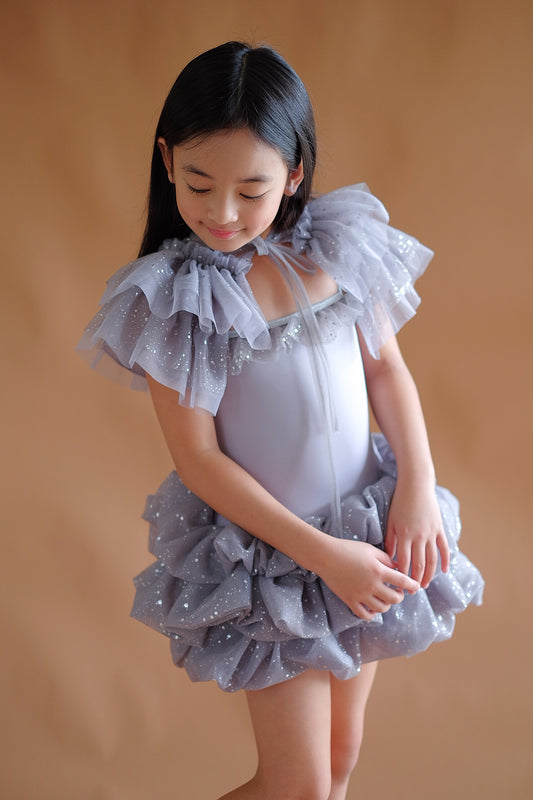 Bubble dress and Capelet Set