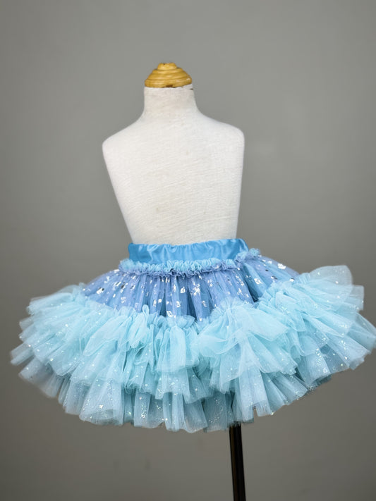 Signature Tutu Skirt in Elsa blue