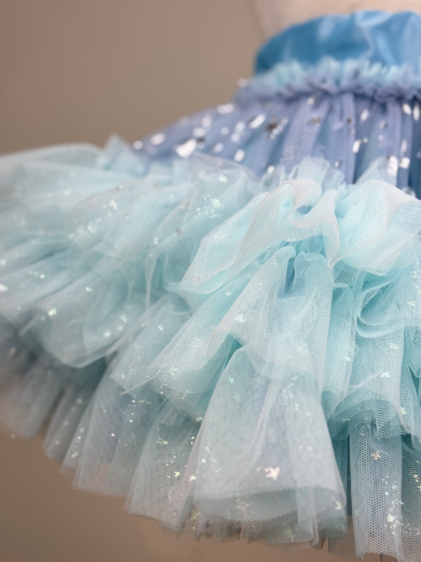 Signature Tutu Skirt in Elsa blue