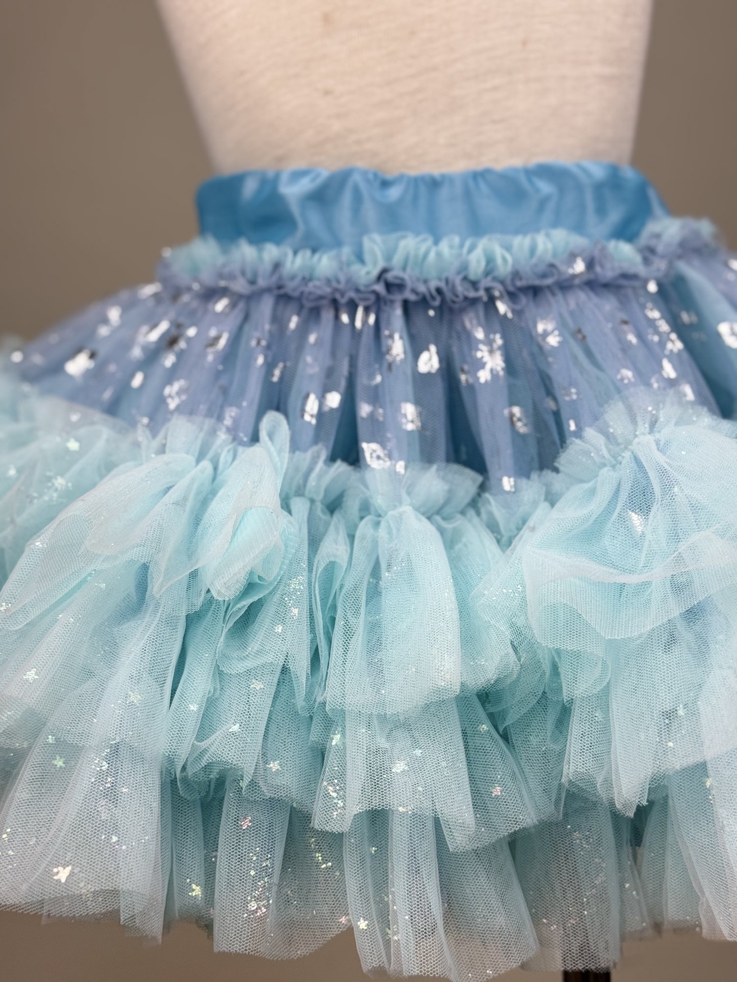 Signature Tutu Skirt in Elsa blue