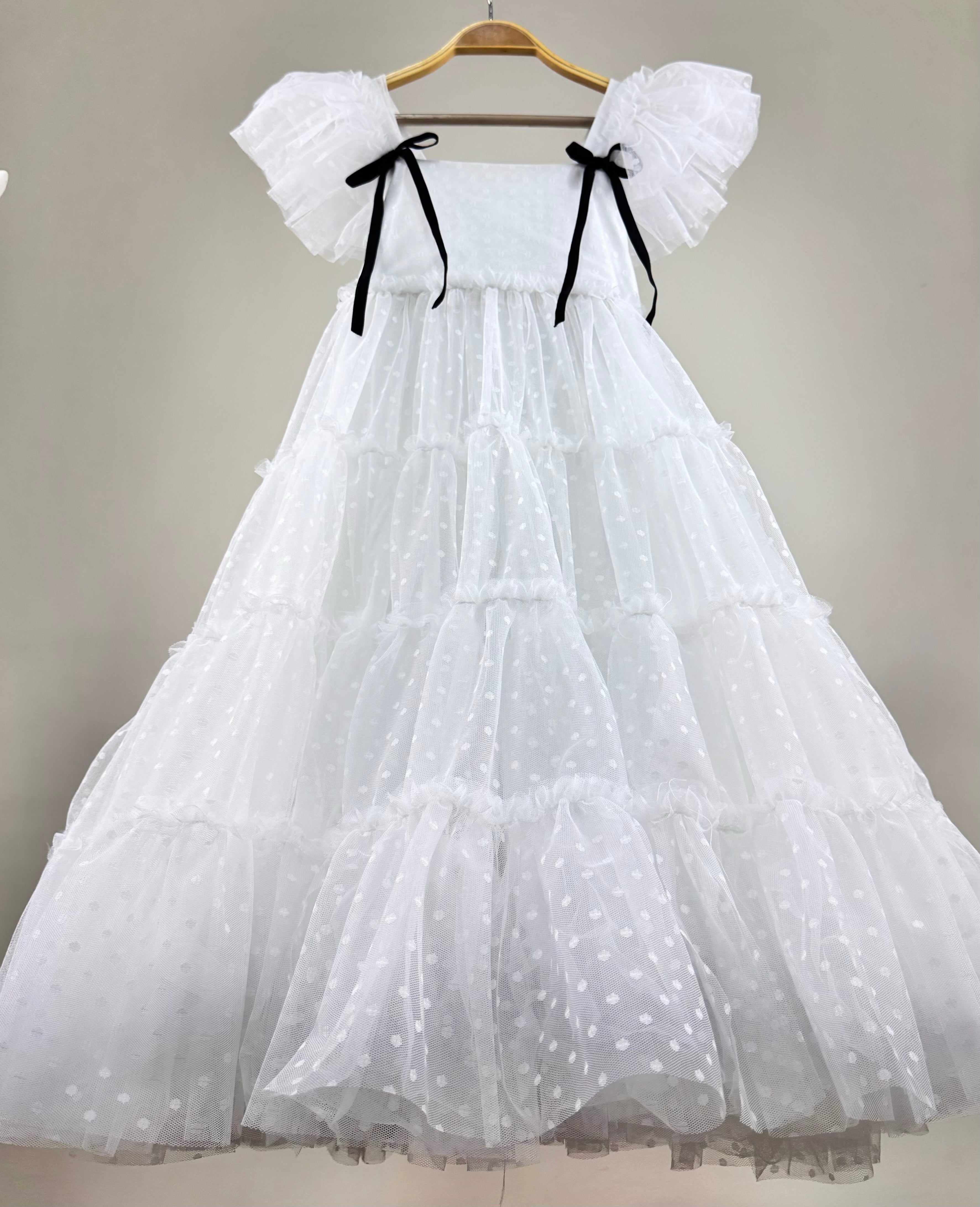 Ellie Dress in Ivory - On hand