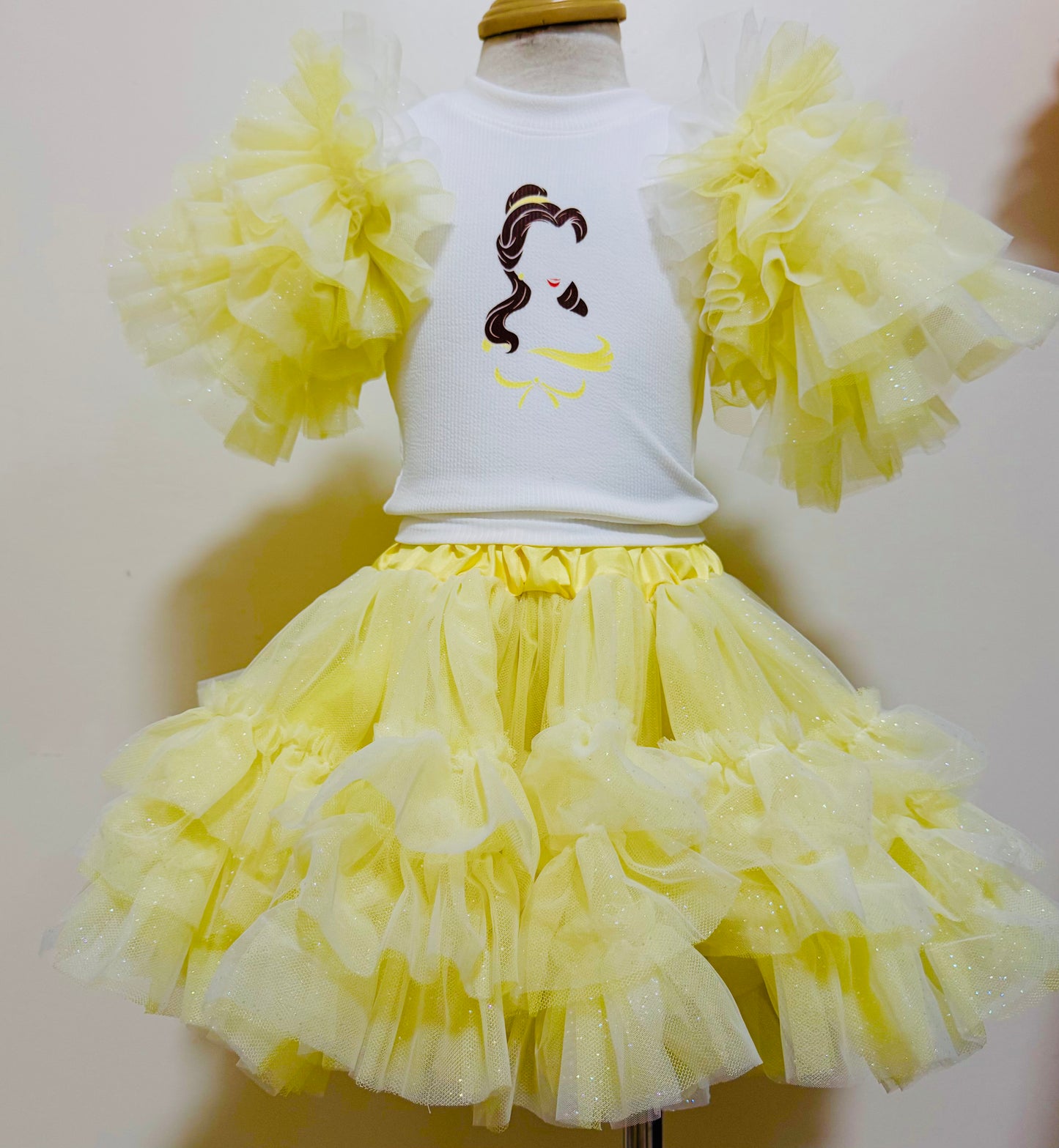 Belle  Puff Tee and Tutu set