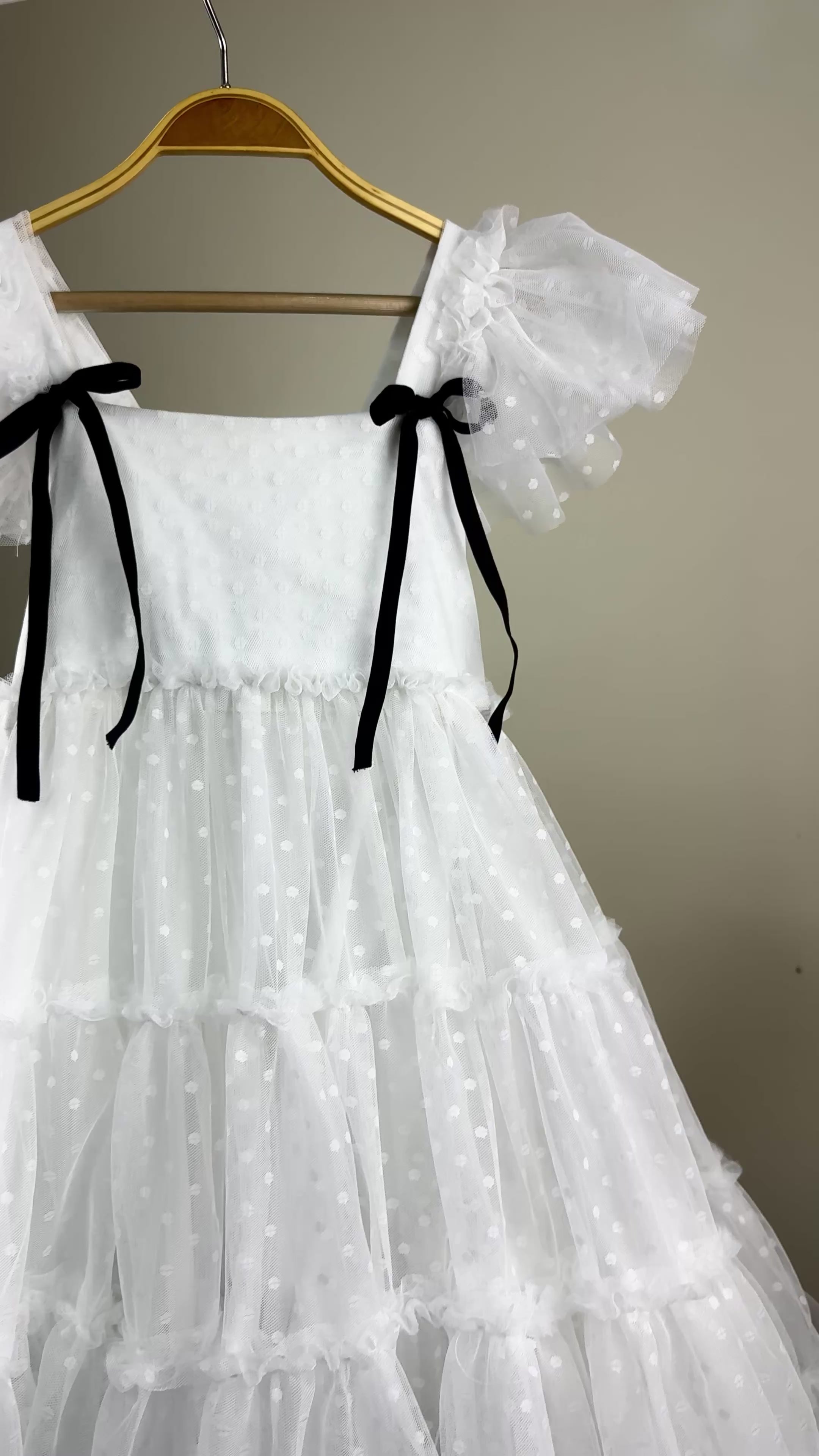 Ellie Dress in Ivory - On hand